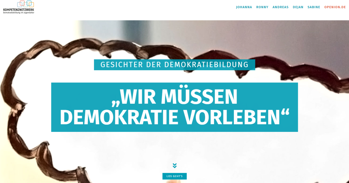 Multimedia-Reportage: Gesichter Der Demokratiebildung | Das Reflexionstool